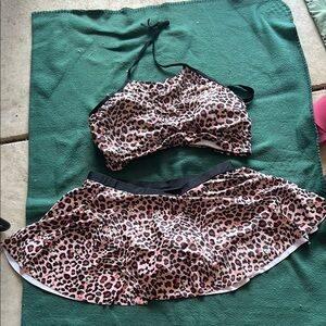 Leopard Print Bikini Set